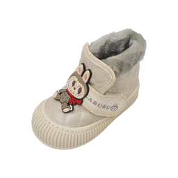 بوت دخترانه مدل لبوبو رنگ کرم