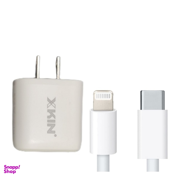 شارژر دیواری ایکس کین کد XK-HC25 به همراه کابل Type-C به Lightning