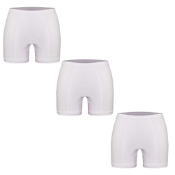 شورت مردانه ماییلدا مدل پادار پنبه ای کد 4702-3 رنگ سفید بسته 3 عددی