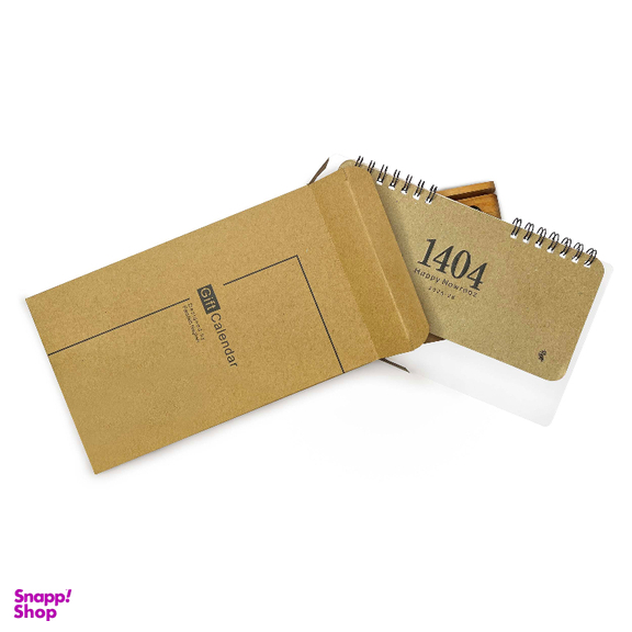 تقویم رومیزی سال 1404 پدیده نقش مدل چوبی کلاسیک کد 1683