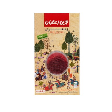 زعفران نوین طرح شاهنامه وزن 0.5 گرم