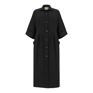 مانتو زنانه السانا مدل باتیس کد 229001 رنگ مشکی