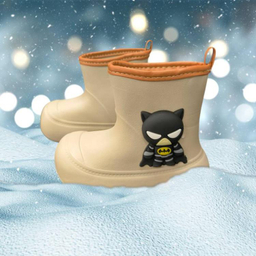 بوت پسرانه مدل ویانزا بتمن رنگ کرم