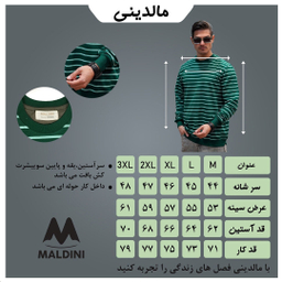 سویشرت مردانه مالدینی مدل 256