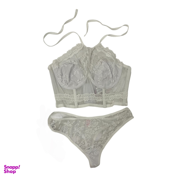 ست شورت و سوتین زنانه کد NM-BR-02 رنگ سفید