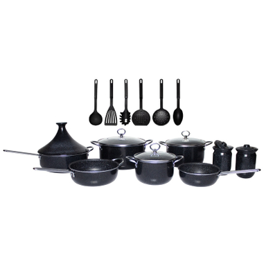 سرویس قابلمه و تابه گرانیتی 20 پارچه لیدوما مدل اکولید