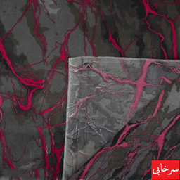 ملحفه ناتوسا مدل کش دار طرح رعد یک نفره سایز 90×200 سانتی متر