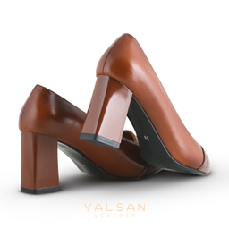 ست کیف و کفش زنانه چرم یلسان مدل لیندا کد TARA-MRV-912-ASL