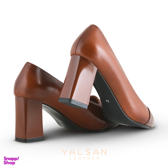 ست کیف و کفش زنانه چرم یلسان مدل لیندا کد TARA-MRV-912-ASL