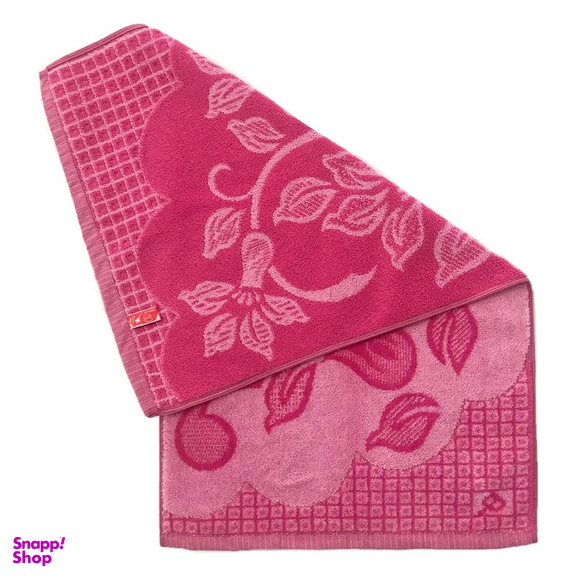 حوله دستی هنر مدل گلها سایز 35x65 سانتی‌متر