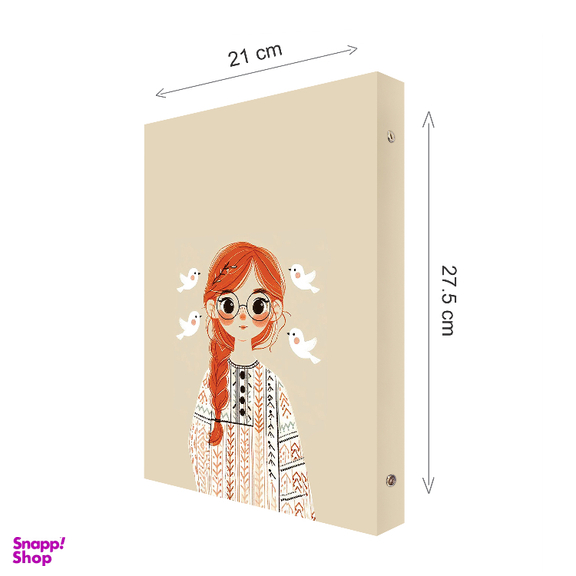 بسته لوازم تحریر پدیده نقش طرح گیسو کمند مجموعه 2 عددی