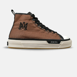 کفش اسنیکر ساقدار طرح Amiri Simple مدل 5009 رنگ قهوه ای