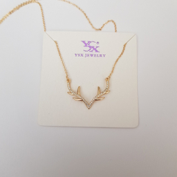 گردنبند زنانه مدل شاخ گوزن