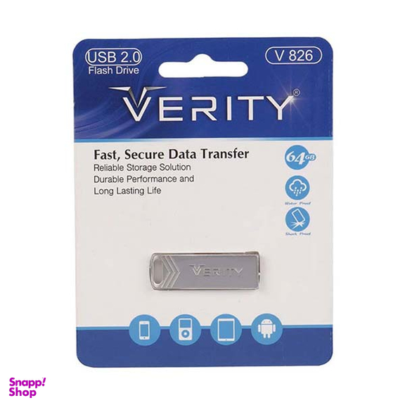 فلش مموری وریتی مدل V826 ظرفیت 64 گیگابایت