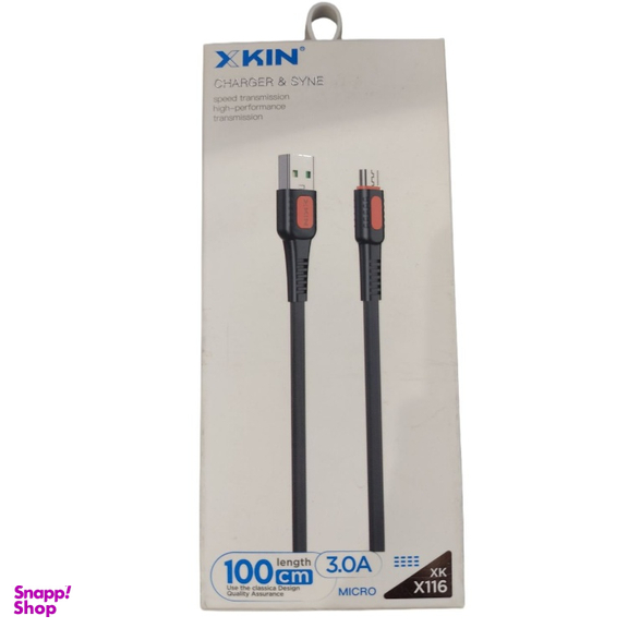 کابل دیتا USB به MicroUSB ایکس کین کد XK-X116 طول 1 متر