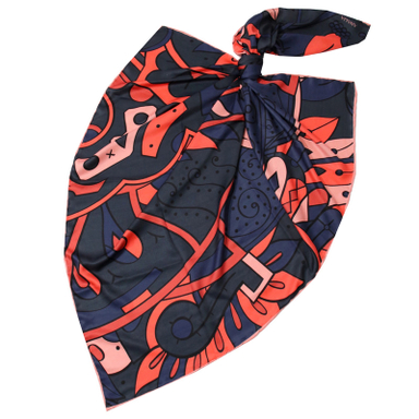 روسری زنانه آنالیا مدل ابریشم قواره 90 کد a-2926