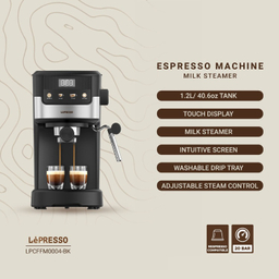 اسپرسو ساز Lepresso مدل Supreema کد LPCFFM0004