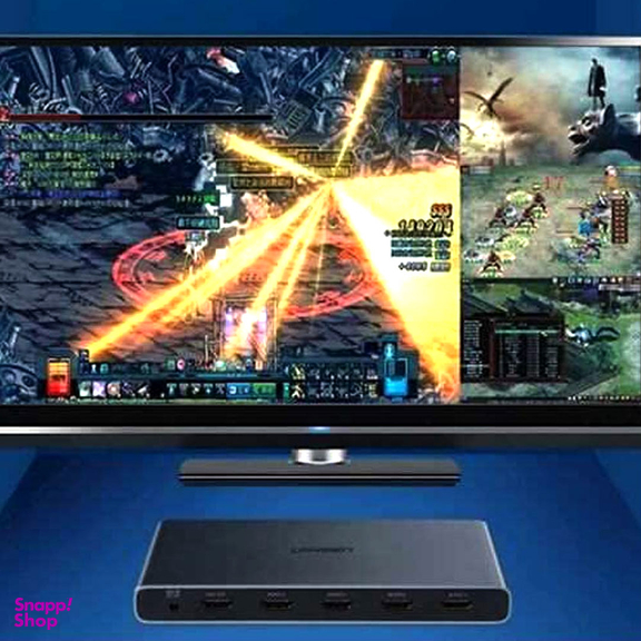 سوییچ کواد 4 پورت HDMI یوگرین مدل CM201