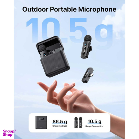 میکروفون بی سیم یقه ای بویا مدل BY-V30 Type-C