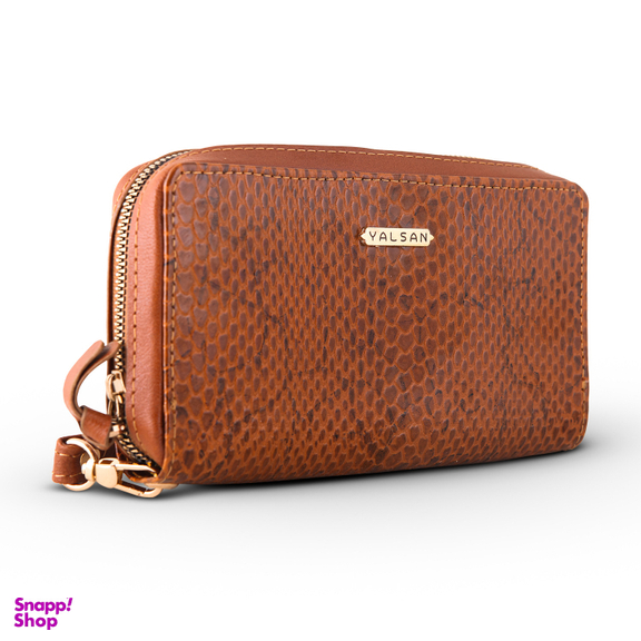 کیف پول زنانه چرم یلسان مدل غزال کد 051-MRV-asl