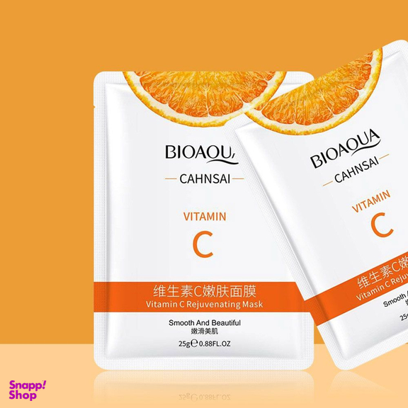 ماسک صورت بایوآکوا مدل ویتامین C حجم 25 گرم