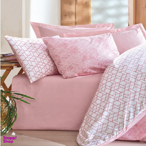 سرویس کاور لحاف کاتن باکس مدل Best Pembe یکنفره 3 تکه