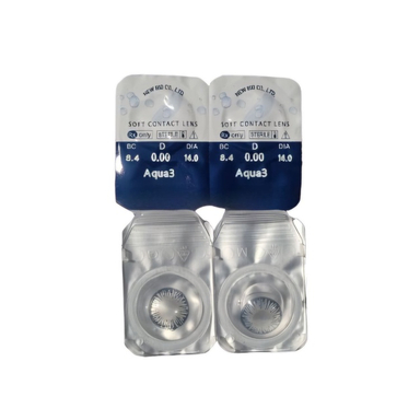 لنز چشم سالیانه نیوویژن رنگ Aque 3 شماره 27