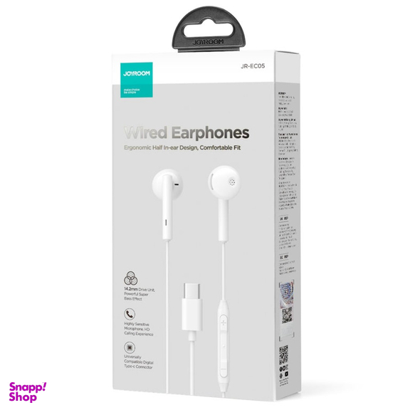 هندزفری سیمی جوی روم مدل JR-EC05