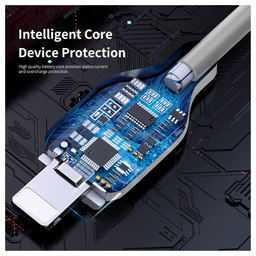 کابل تبدیل USB به لایتنینگ راک اسپیس مدل RCB0738A طول 1 متر