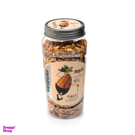 گرانولا مویز و بادام درختی درین کام وزن 350 گرم