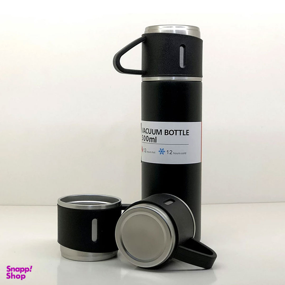 فلاسک مدل 9-1201 به همراه 3 عدد لیوان حجم 500 میلی لیتر