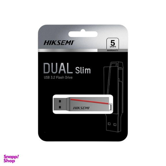 فلش مموری هایک سمی مدل U3.2 TYPE-C DULL E307C ظرفیت 64 گیگابایت