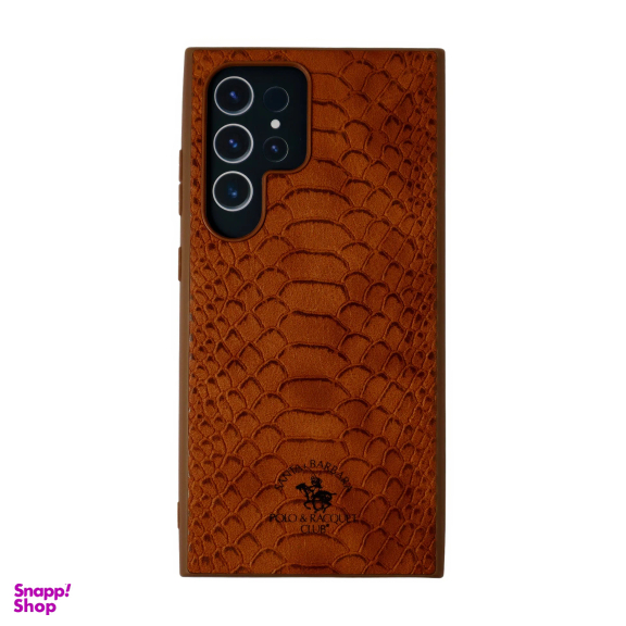 قاب گوشی موبایل چرم سانتا باربارا پولو راکت کلاب مدل Santa Barbara مناسب سامسونگ Galaxy S24 Ultra