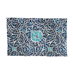 کادوپیچ پارچه ای ترمه طراحان ایده مدل رنگ کد 0519 فیروزه ای