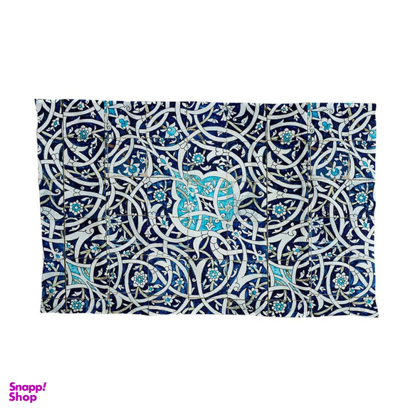 کادوپیچ پارچه ای ترمه طراحان ایده مدل رنگ کد 0519 فیروزه ای