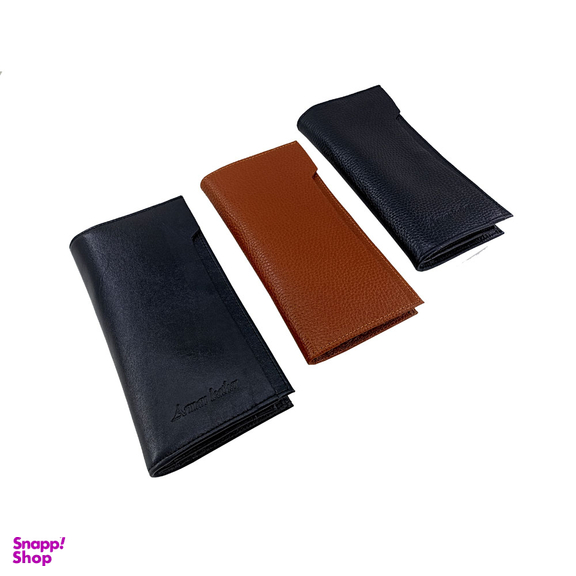 کیف پول چرم طبیعی آرمان چرم مدل 590