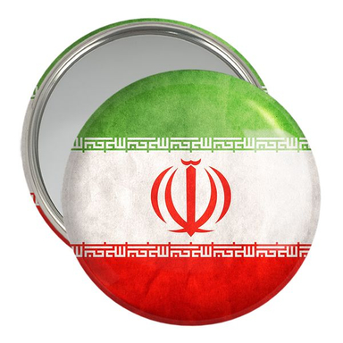 آینه جیبی خندالو مدل پرچم ایران کد 20501