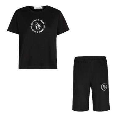 ست تیشرت و شلوارک زنانه لوینت مدل Lively کد 6400 رنگ مشکی