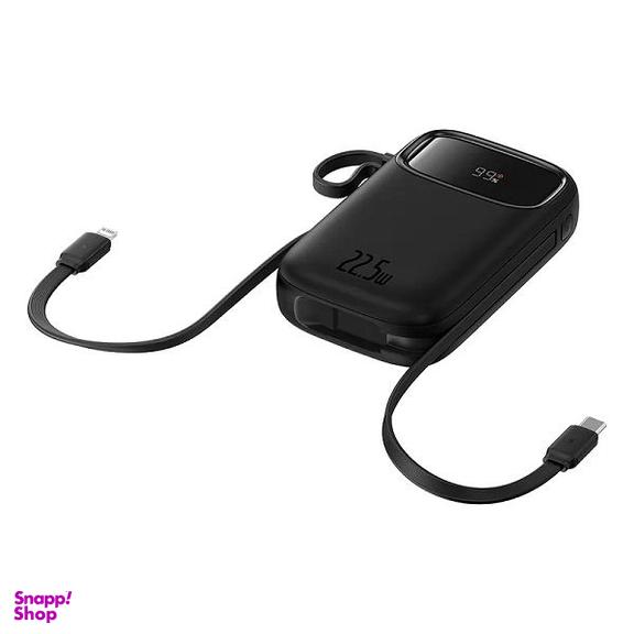 پاوربانک بیسوس مدل 22.5W QPow2 Dual Cable ظرفیت 10000 میلی آمپر ساعت