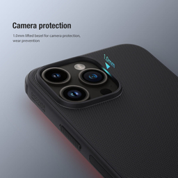 کاور نیلکین مدل Super Frosted Shield Pro مناسب برای گوشی موبایل اپل iPhone 15 Pro Max