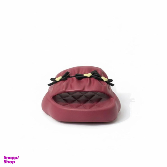 دمپایی زنانه طرح هیوا نگاران رنگ زرشکی