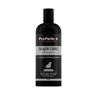 شامپو سگ و گربه پروپرفک مدل black care حجم 250 میلی لیتر