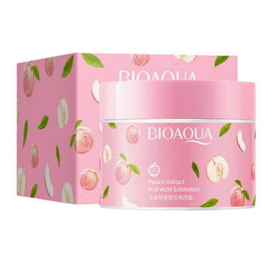 ماسک و اسکراب صورت بایوآکوا مدل هلو وزن 140 گرم