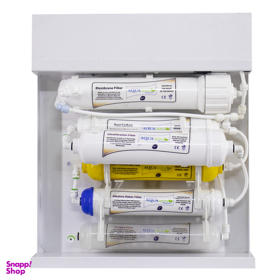 دستگاه تصفیه کننده آب آکوآ اسپرینگ مدل RO-S7-WZ 7700 به همراه رسوب گیر گلیتز و فیلتر مجموعه 4 عددی