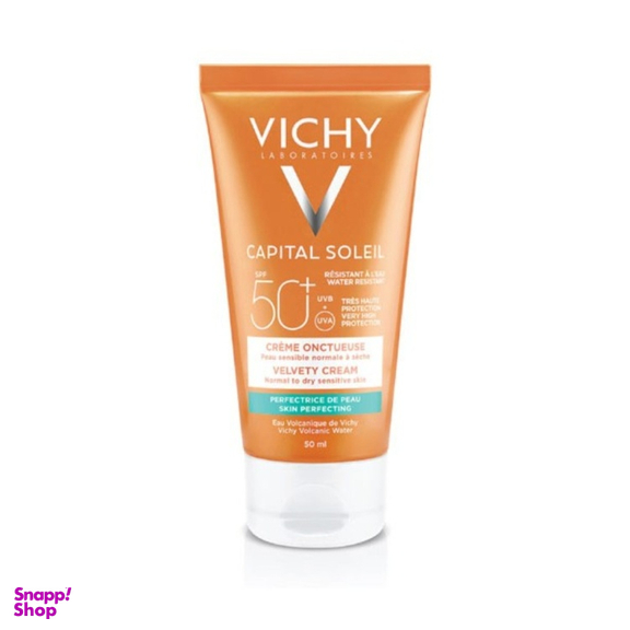 فلوئید ضد آفتاب بی رنگ ویشی SPF 50 مناسب پوست چرب حجم 50 میلی‌ لیتر
