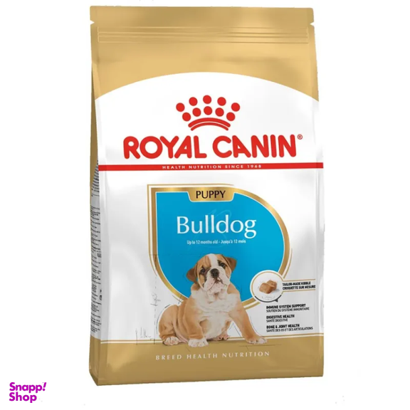 غذای خشک توله سگ رویال کنین مدل Bulldog Puppy وزن 3 کیلوگرم