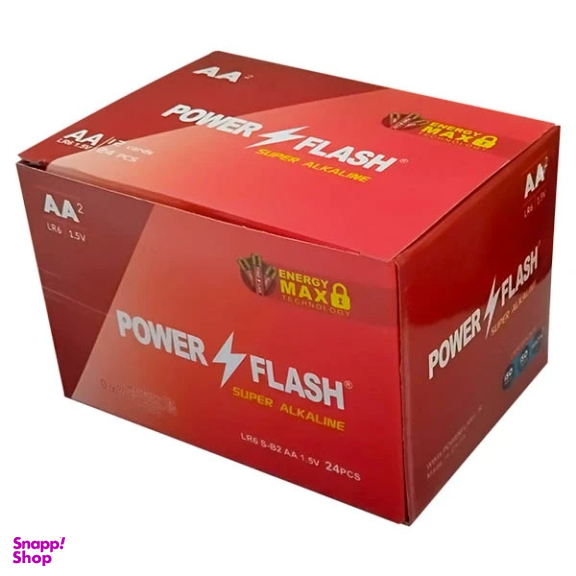 باتری نیم قلمی فلش مدل Super Alkaline بسته 2 عددی
