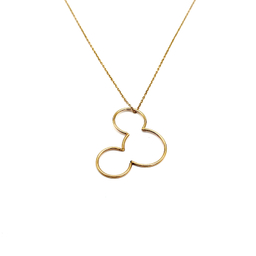 گردنبند طلا 18 عیار زنانه طرح میکی موس کد 1792