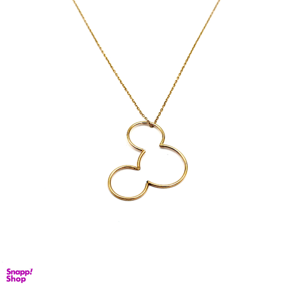 گردنبند طلا 18 عیار زنانه طرح میکی موس کد 1792