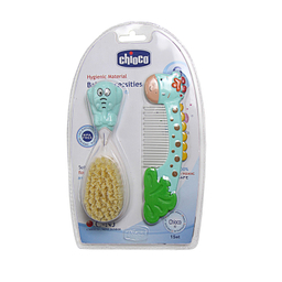 ست شانه و برس کودک چیکو مدل حیوانات